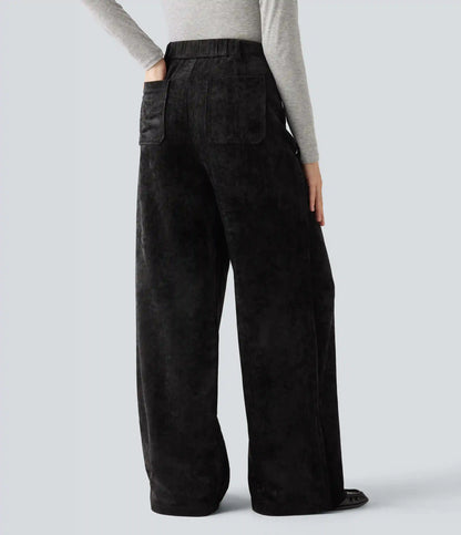 High Waisted Baggy Work Pants with Pockets
