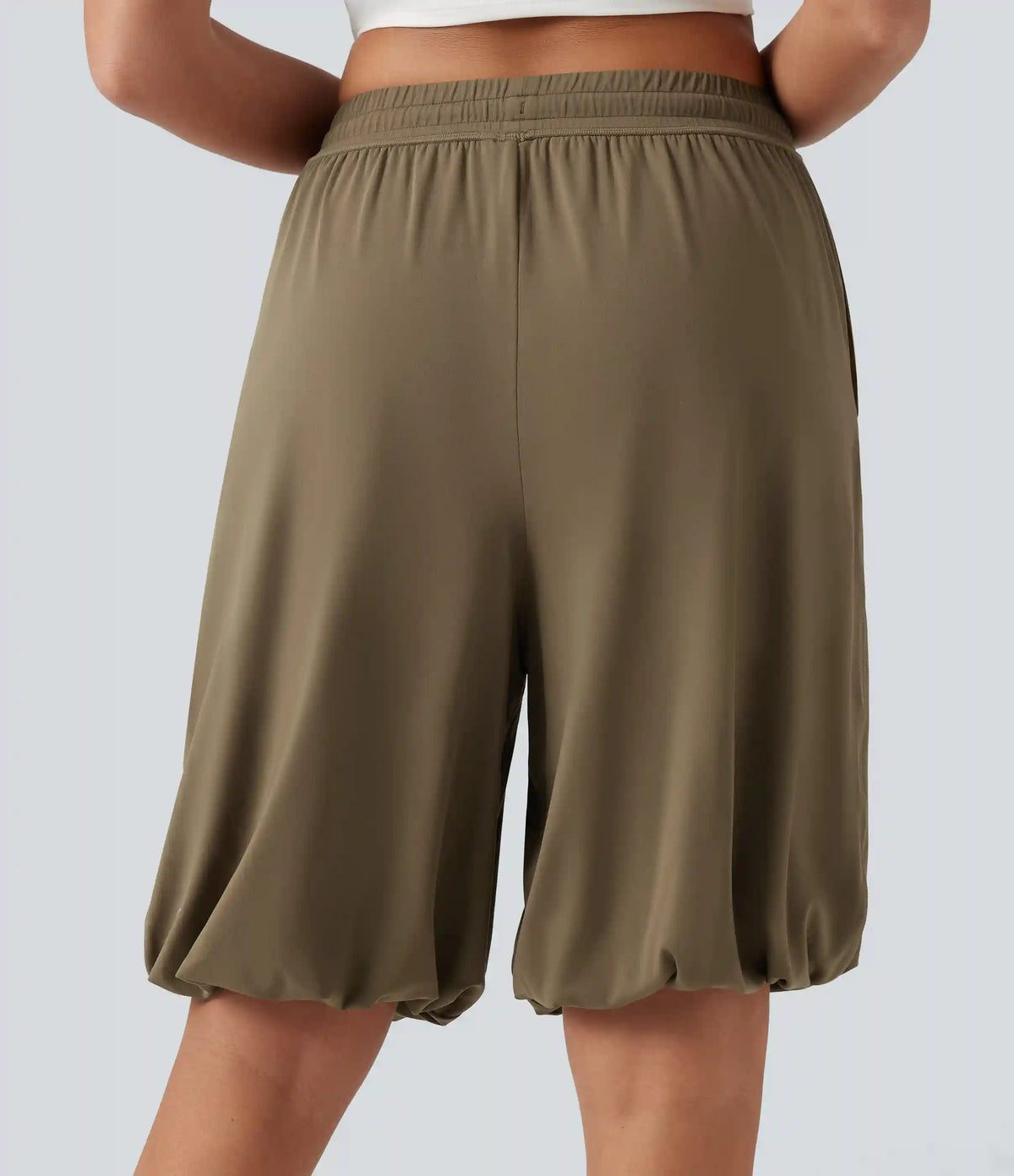 SoftlyZero™Low Rise Drawstring Dance Balloon Shorts with Pockets