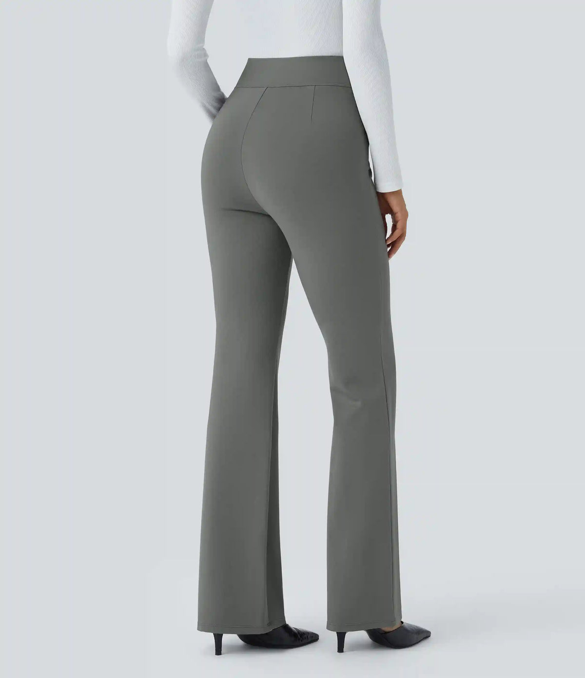 High Waisted Crossover Casual Pants
