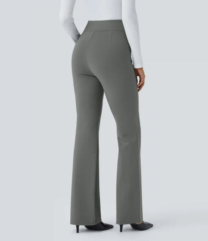 High Waisted Crossover Casual Pants