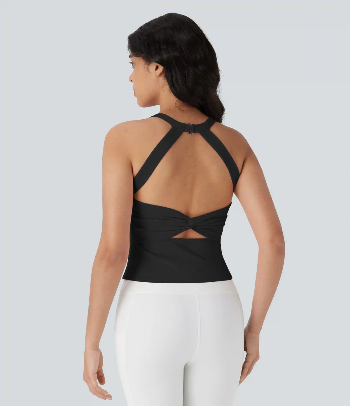 SoftlyZero™ Plush Cut Out Yoga Tank Top DD-F Cups