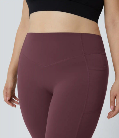 Halara UltraSculpt™ High Waisted Scrunch Butt Lifting Tummy Control Pocket Shaping Training Plus Size Leggings