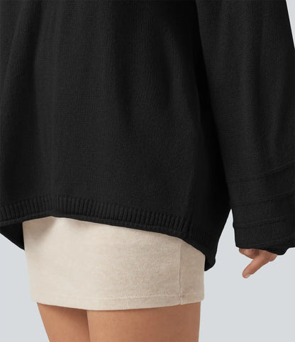 V Neck Long Sleeve Casual Sweater