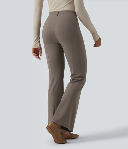High Waisted Flare Work Pants