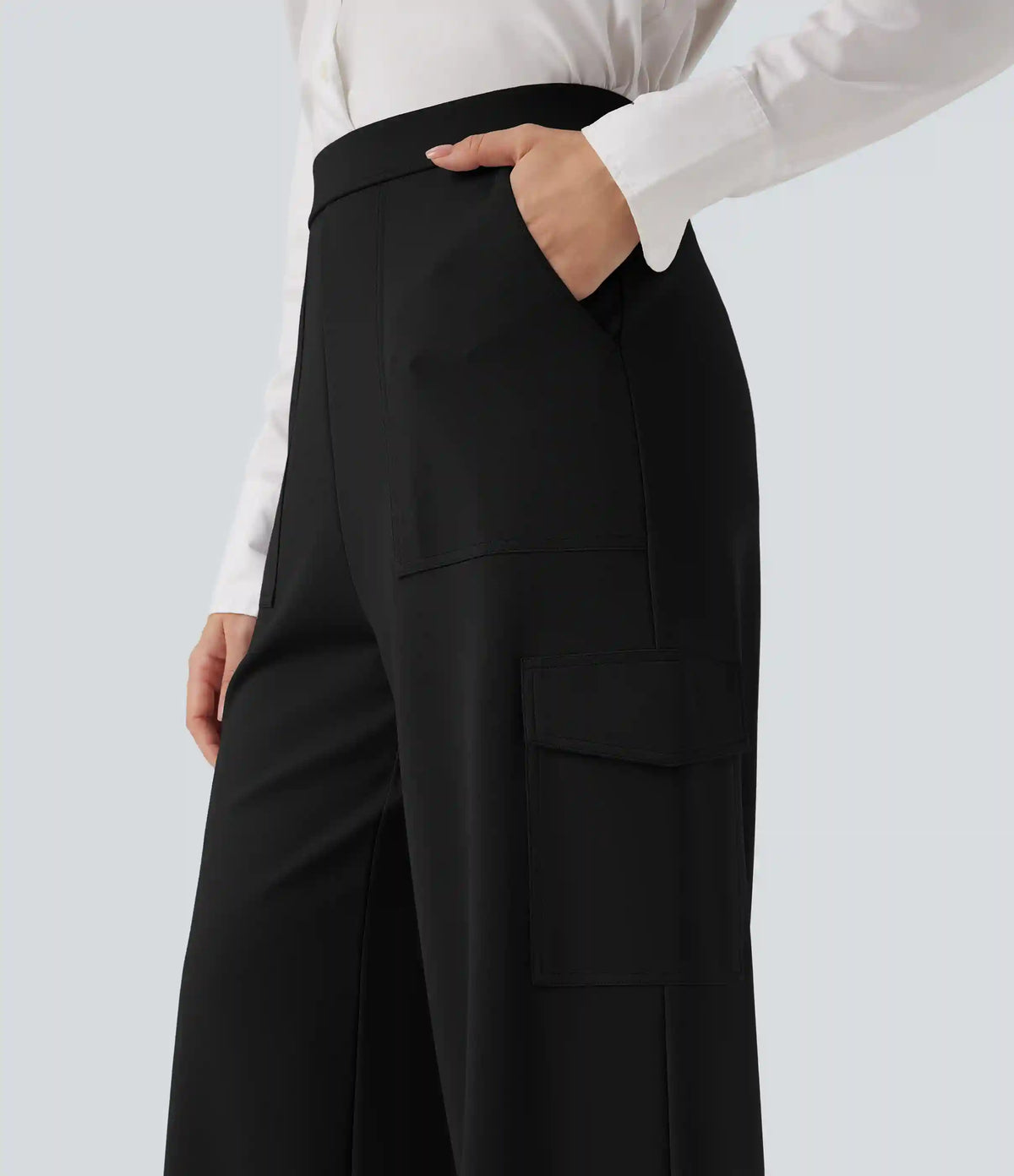 Halara Flex™ High Waisted Straight Leg Cargo Work Pants with Pockets