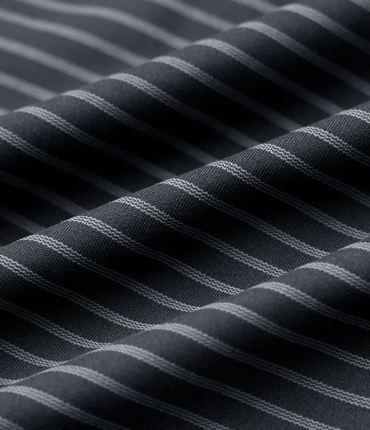 Ultra High-Waist Tummy Control Curved Hem 2-in-1 Stripes Golf Mini Skirt with Pockets
