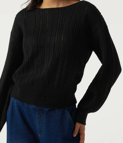 Round Neck Long Sleeve Casual Sweater