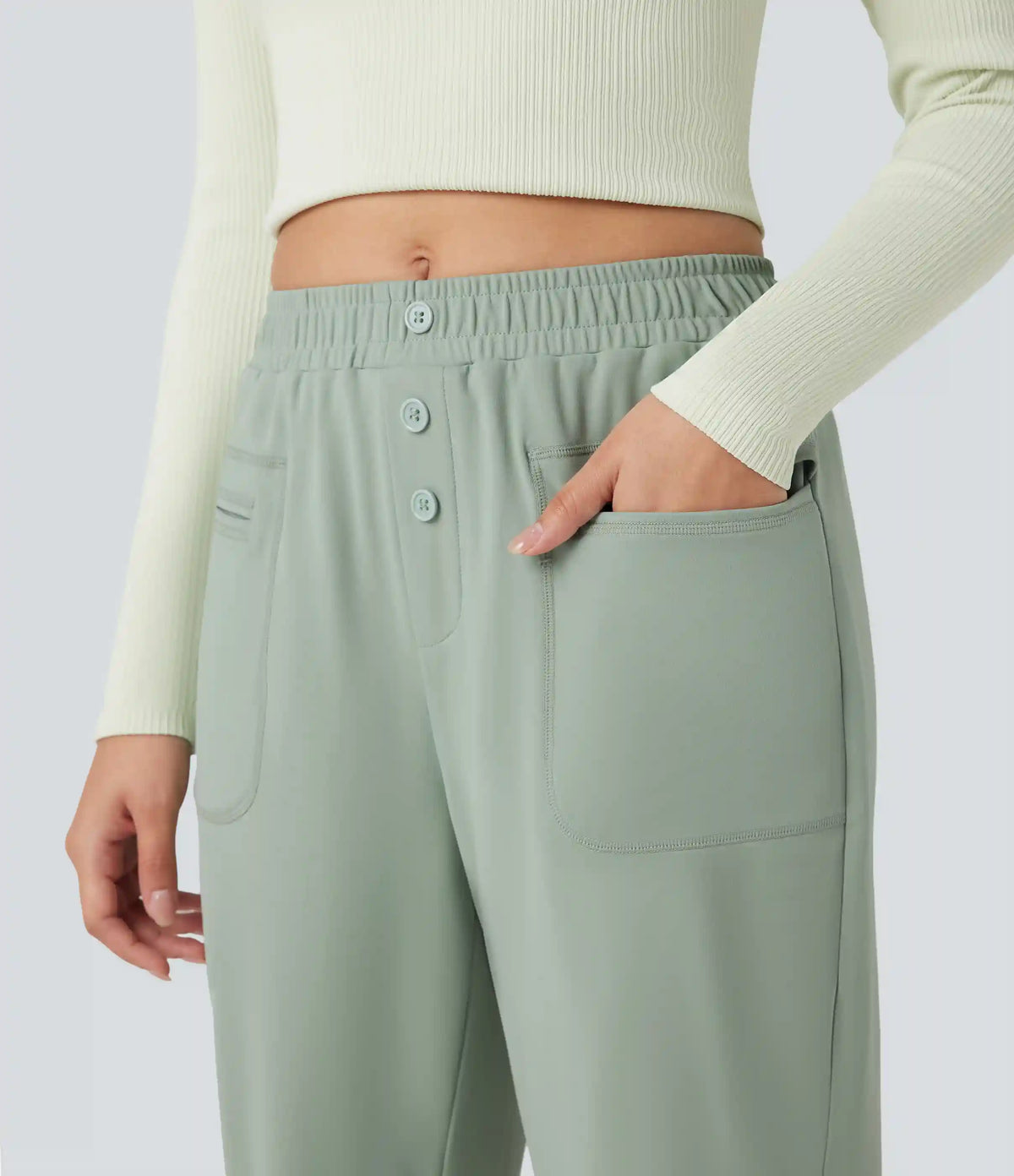 DayStretch Mid Rise Casual Joggers with Pockets