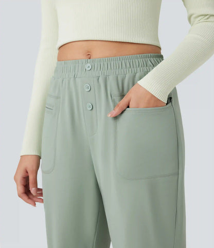 DayStretch Mid Rise Casual Joggers with Pockets