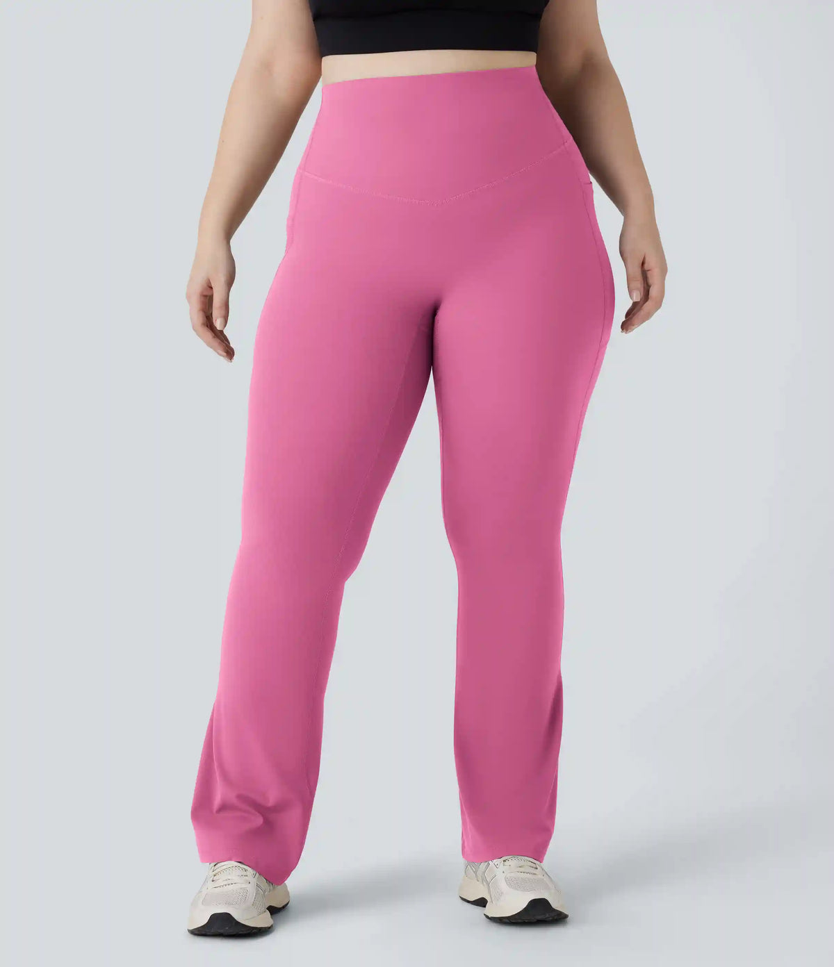 Halara UltraSculpt™ High Waisted Tummy Control Pocket Shaping Yoga Bootcut Plus Size Leggings