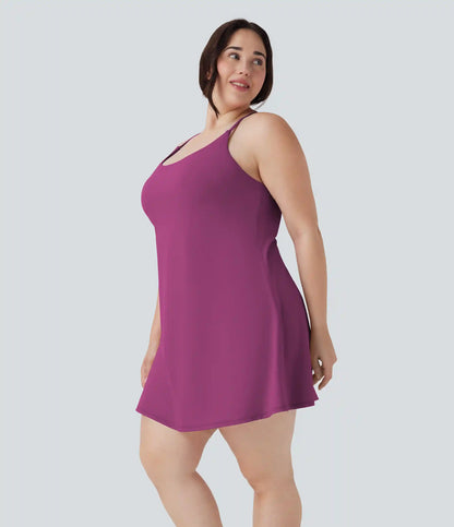 SoftlyZero™ Plush Active Plus Size Dress-Longer Length-Easy Peezy Edition