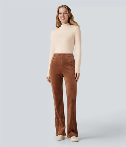 Halara HeatCore Mock-neck Long Sleeve Casual Warming Top