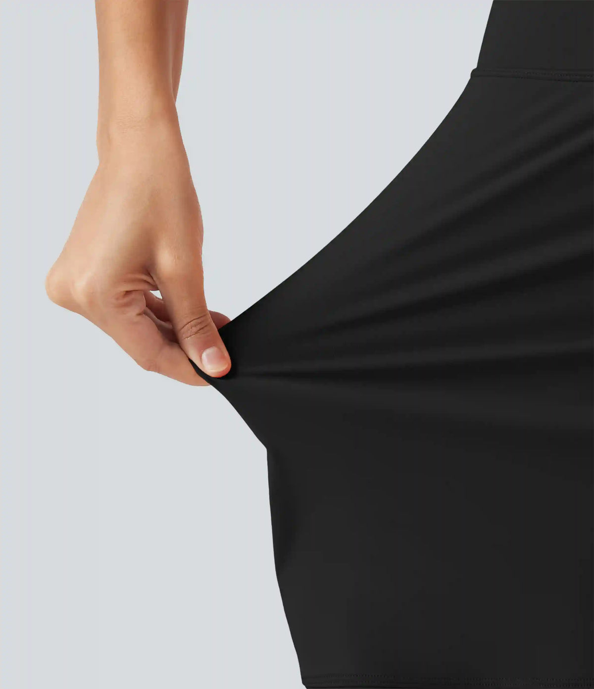 SoftlyZero™ Airy Super High Waisted Tummy Control Curved Hem 2-in-1 InstantCool Golf Mini Skirt with Pockets-Longer Length