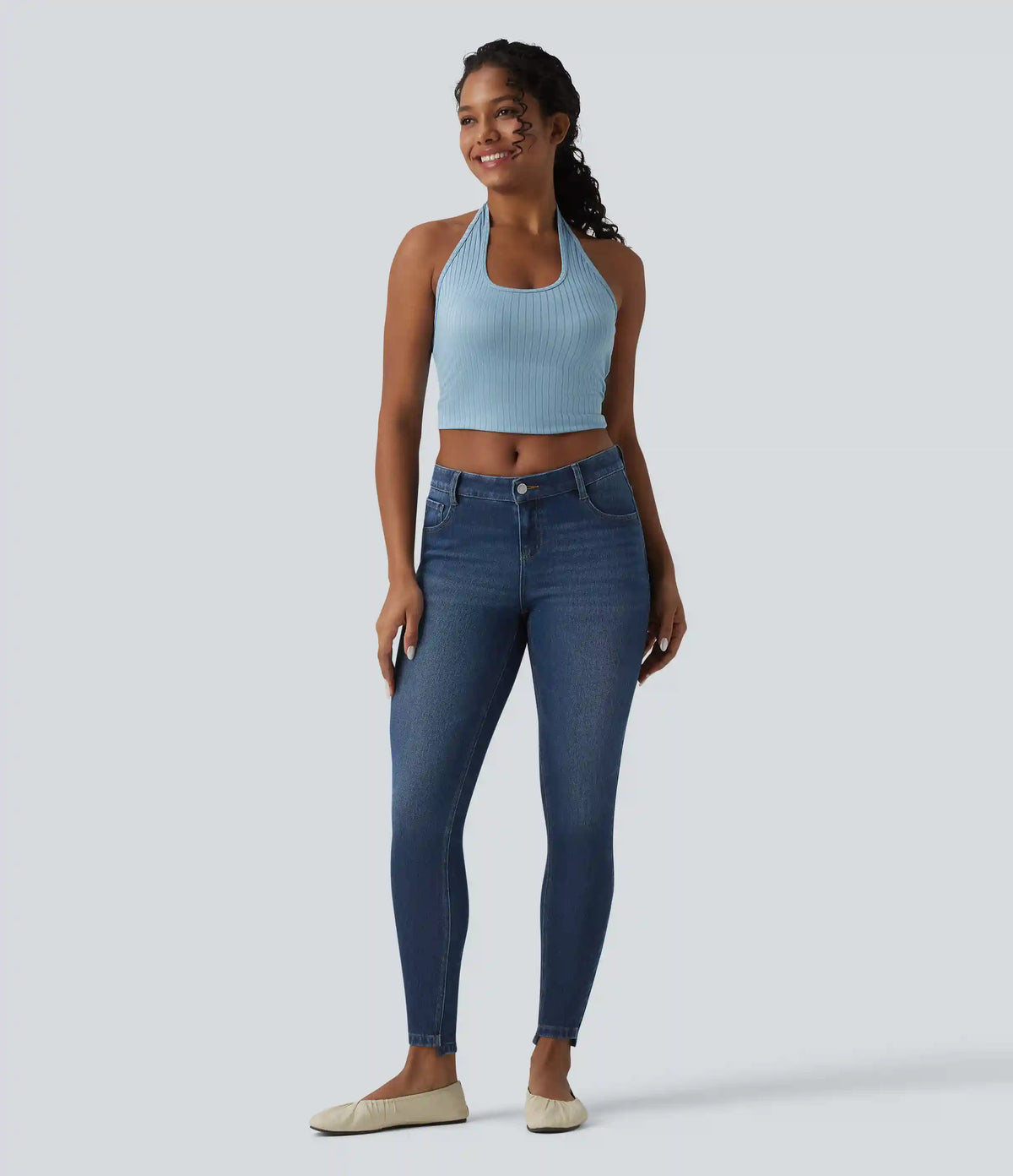 Halara Flex™ Low Rise Casual Skinny Jeans with Pockets