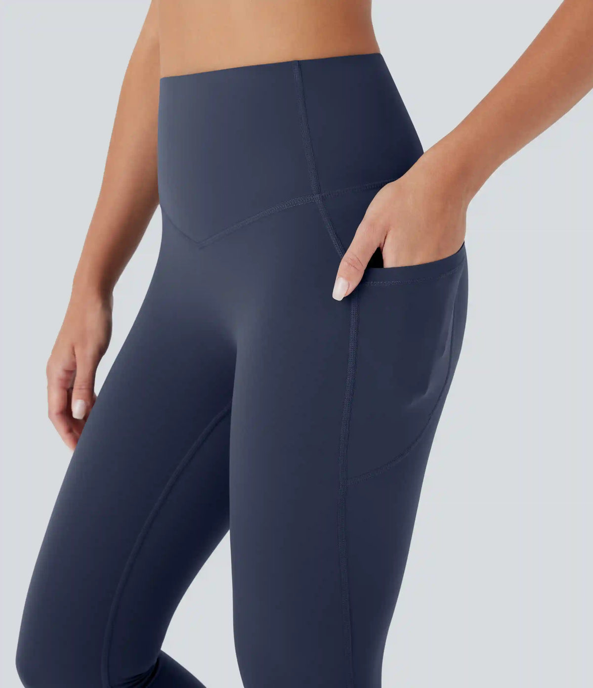 Halara UltraSculpt™ High Waisted Butt Lifting Tummy Control Pocket Shaping Capri Training Leggings