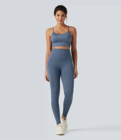 OneForm Seamless Flow Low Support Washed Workout Sports Bra