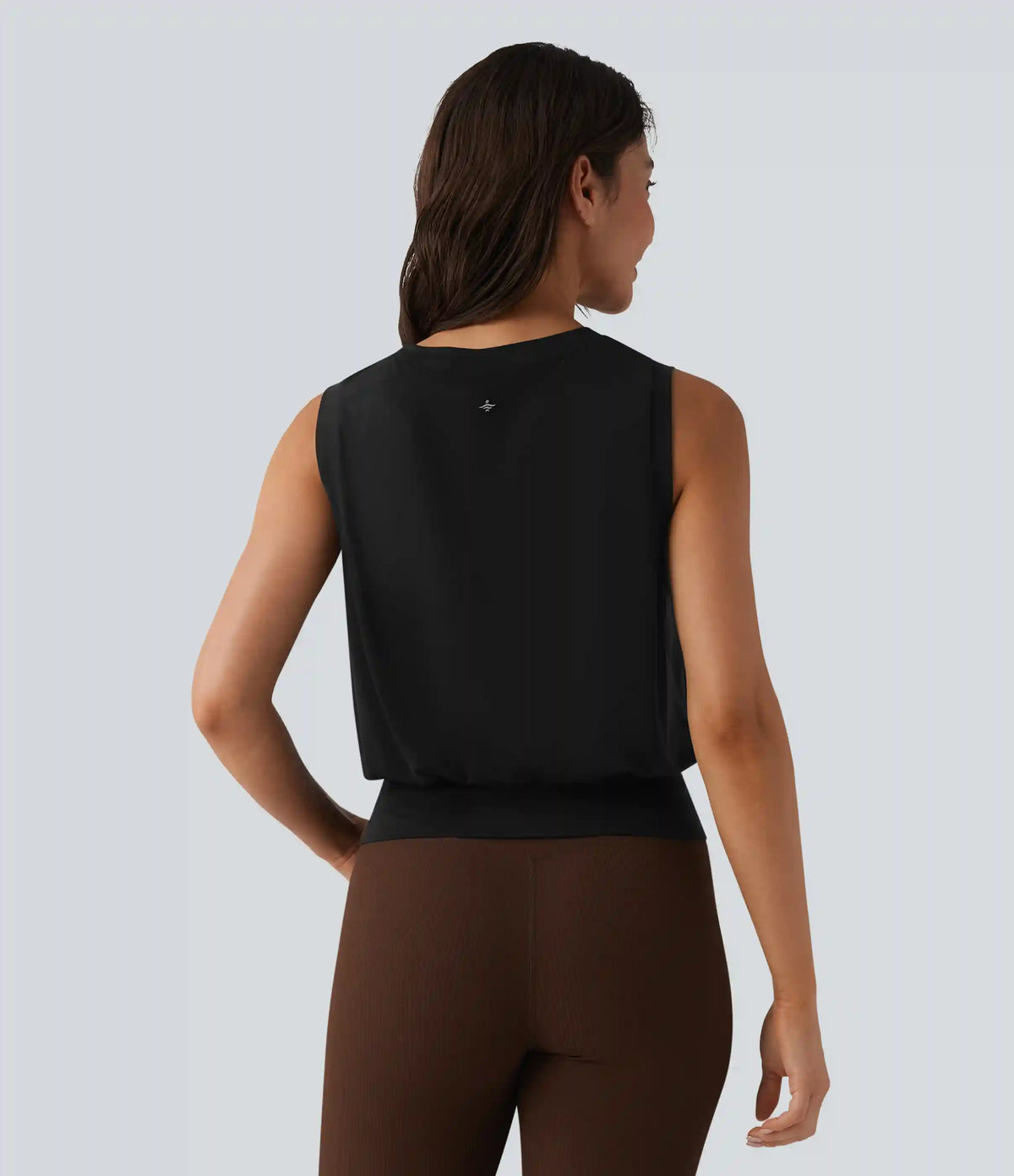 Round Neck Workout Tank Top