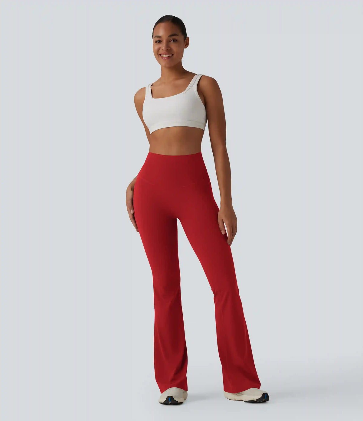 Halara UltraSculpt™ High Waisted Tummy Control Flare Yoga Leggings with Pockets