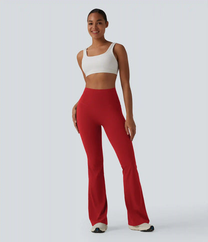 Halara UltraSculpt™ High Waisted Tummy Control Flare Yoga Leggings with Pockets