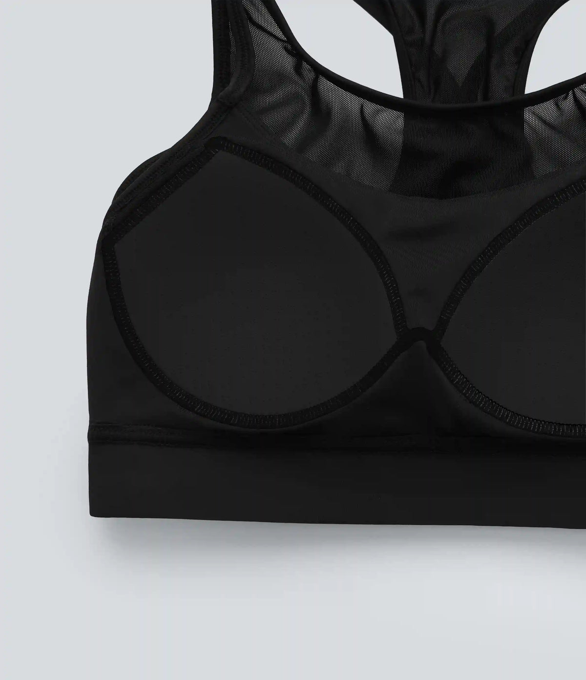 SpeedWave™ Medium Support Racerback Contrast Mesh Quick Dry Training Sports Bra A-D Cups