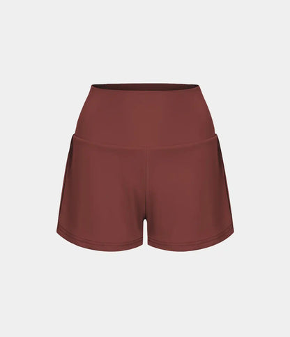 SoftlyZero™ Airy Super High Waisted 2-in-1 InstantCool Yoga Shorts with Pockets